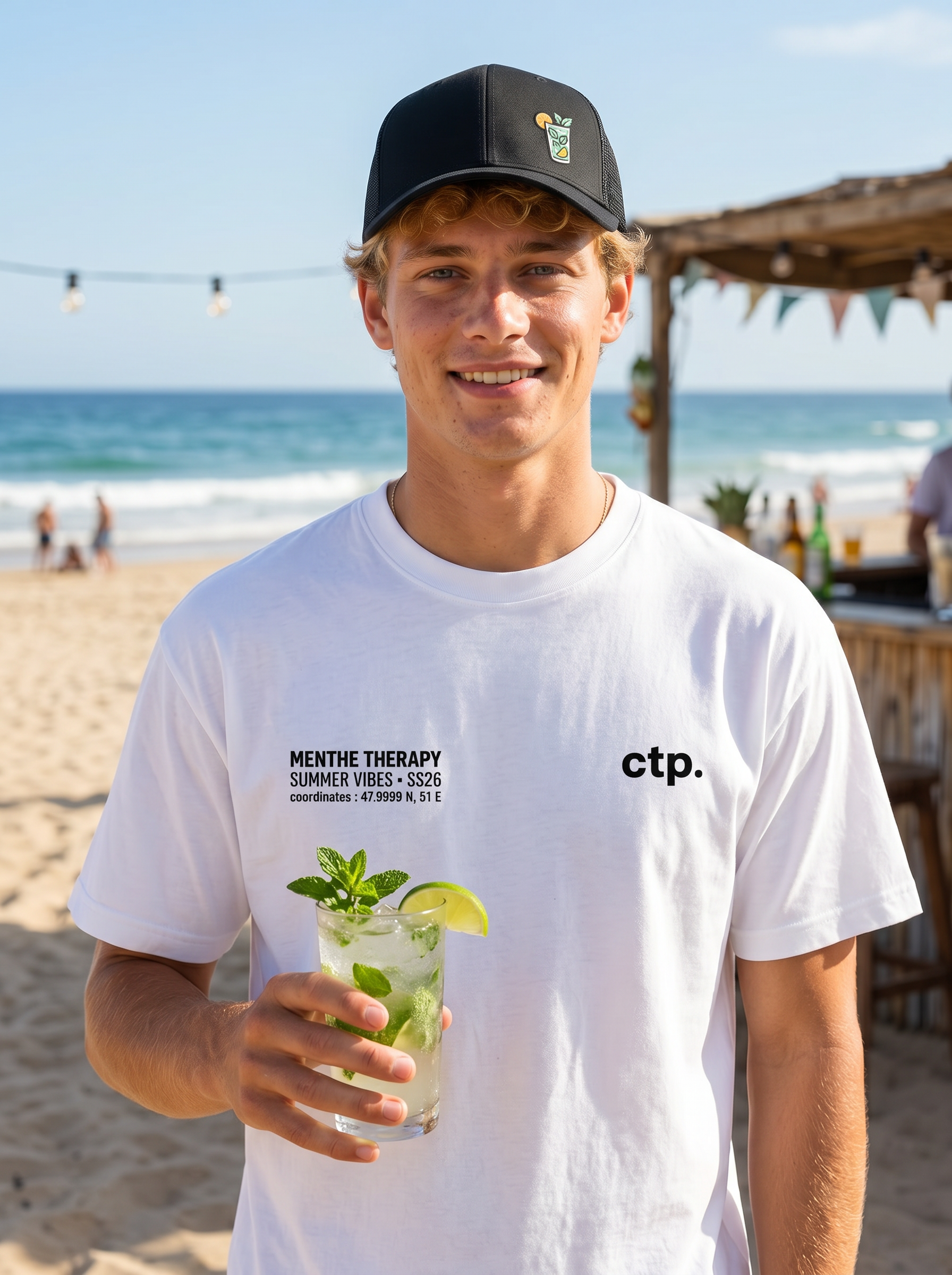 Casquette Menthe Therapy - Summer Vibes · Unisexe