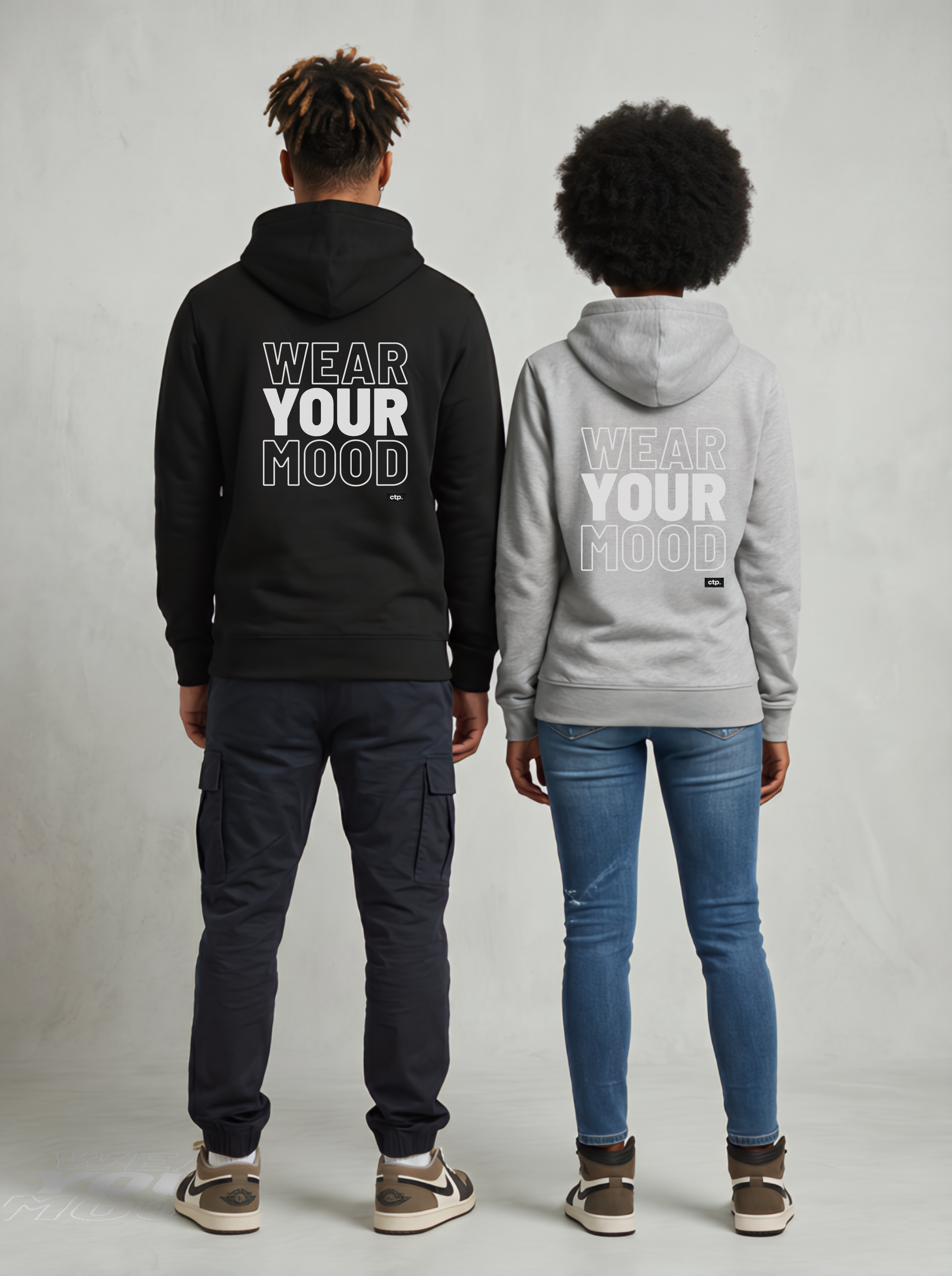 Hoodie oversize Eyebrows - Iconic · Unisexe