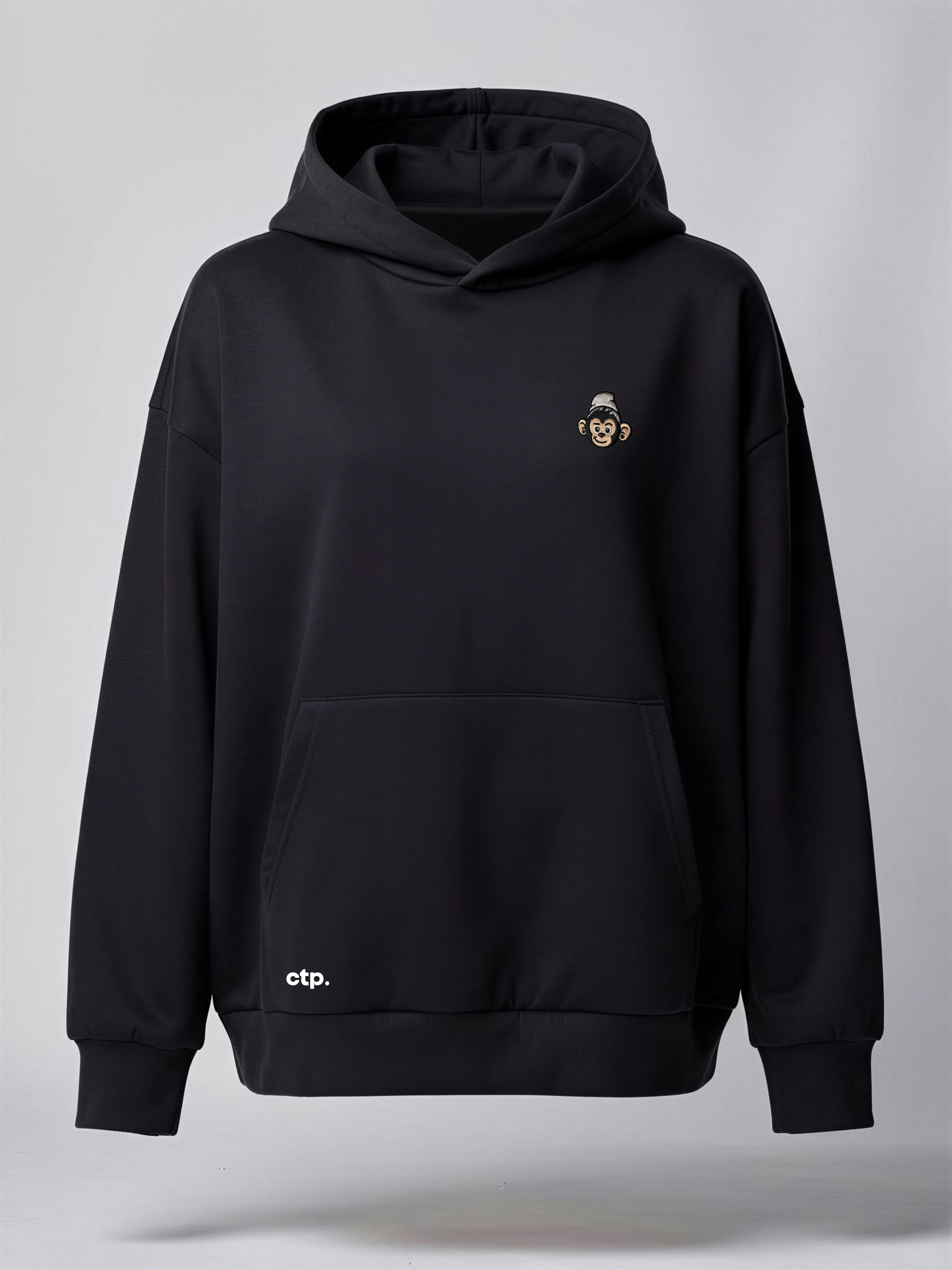 Hoodie oversize Monkey Vibes - Iconic · Unisexe