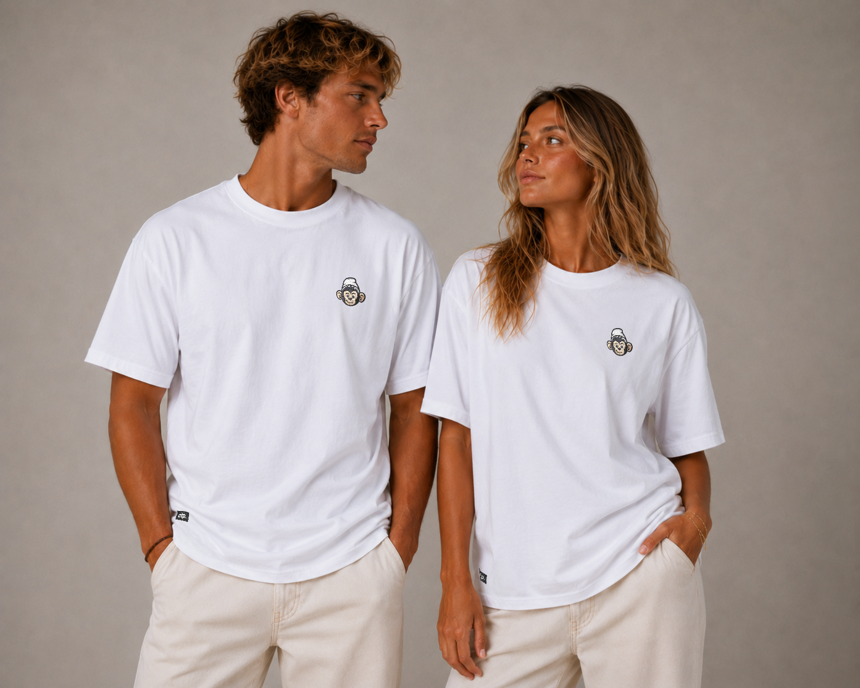 T-shirt oversize Monkey Vibes - Iconic · Unisexe