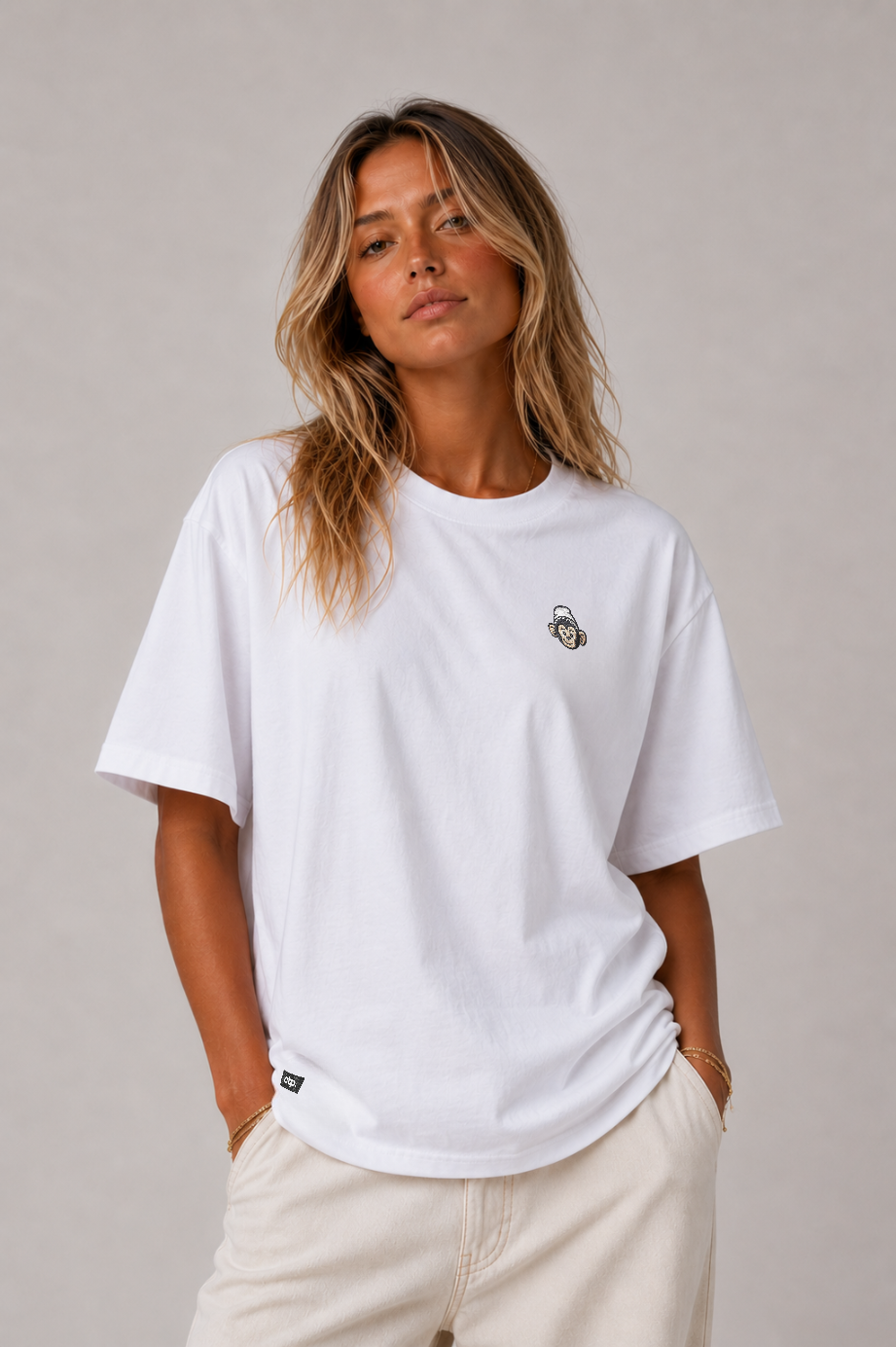 T-shirt oversize Monkey Vibes - Iconic · Unisexe
