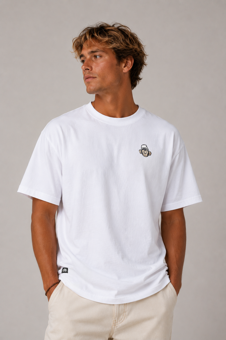 T-shirt oversize Monkey Vibes - Iconic · Unisexe