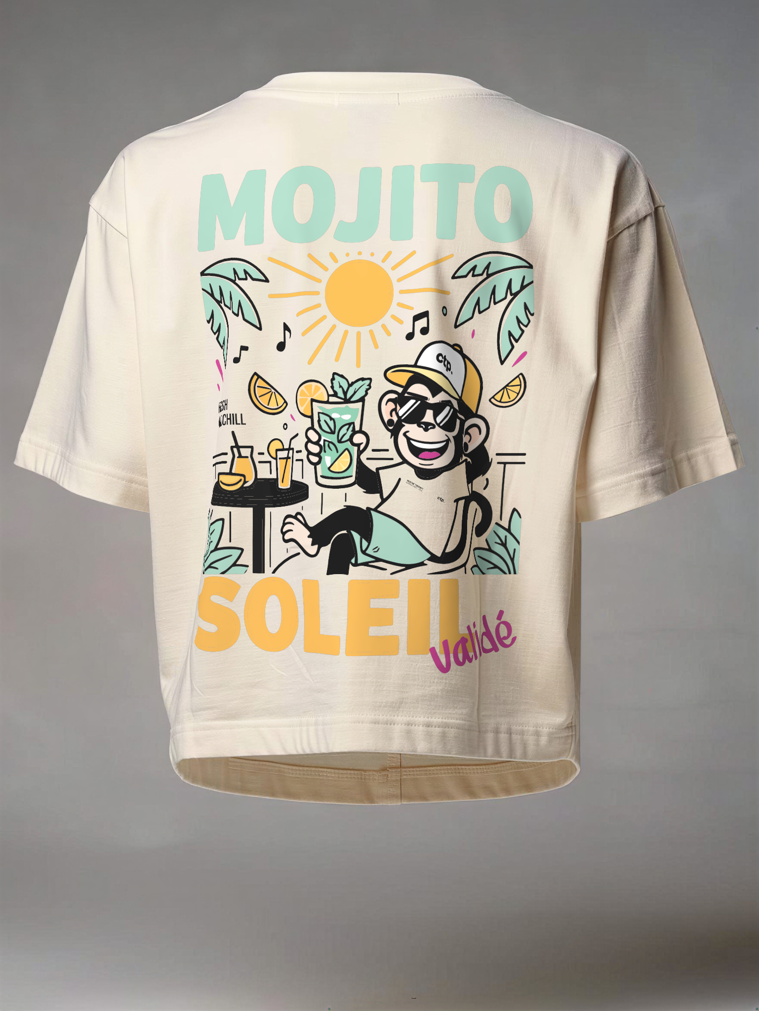 Croptop Menthe Therapy - Summer Vibes