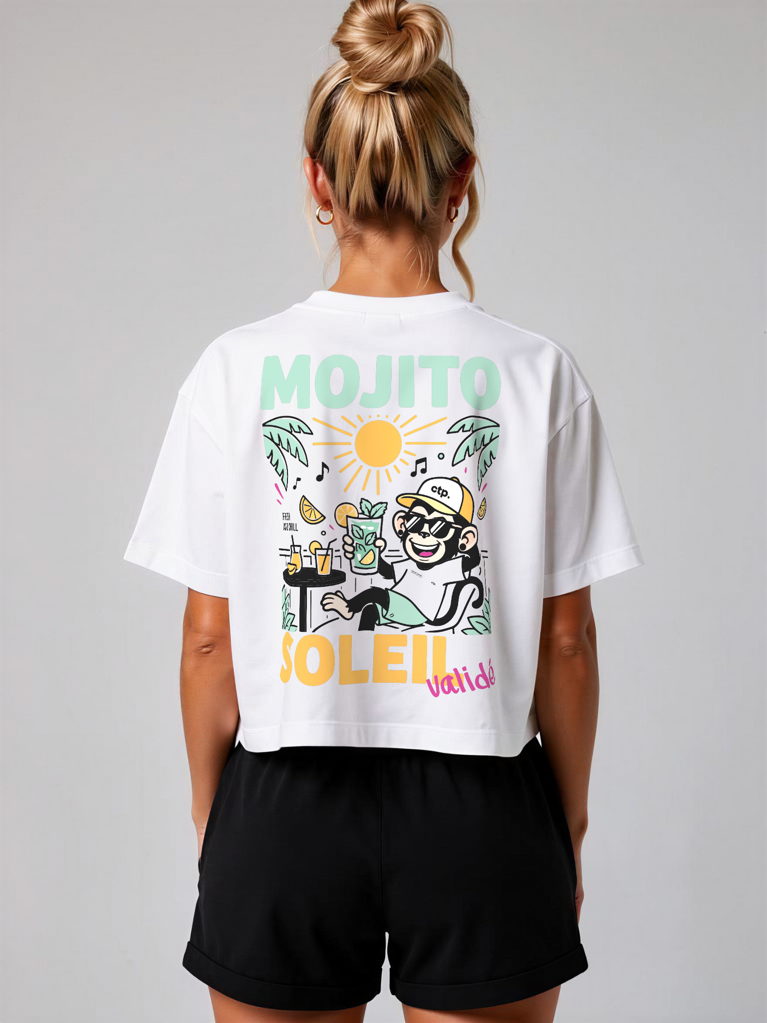 Croptop Menthe Therapy - Summer Vibes