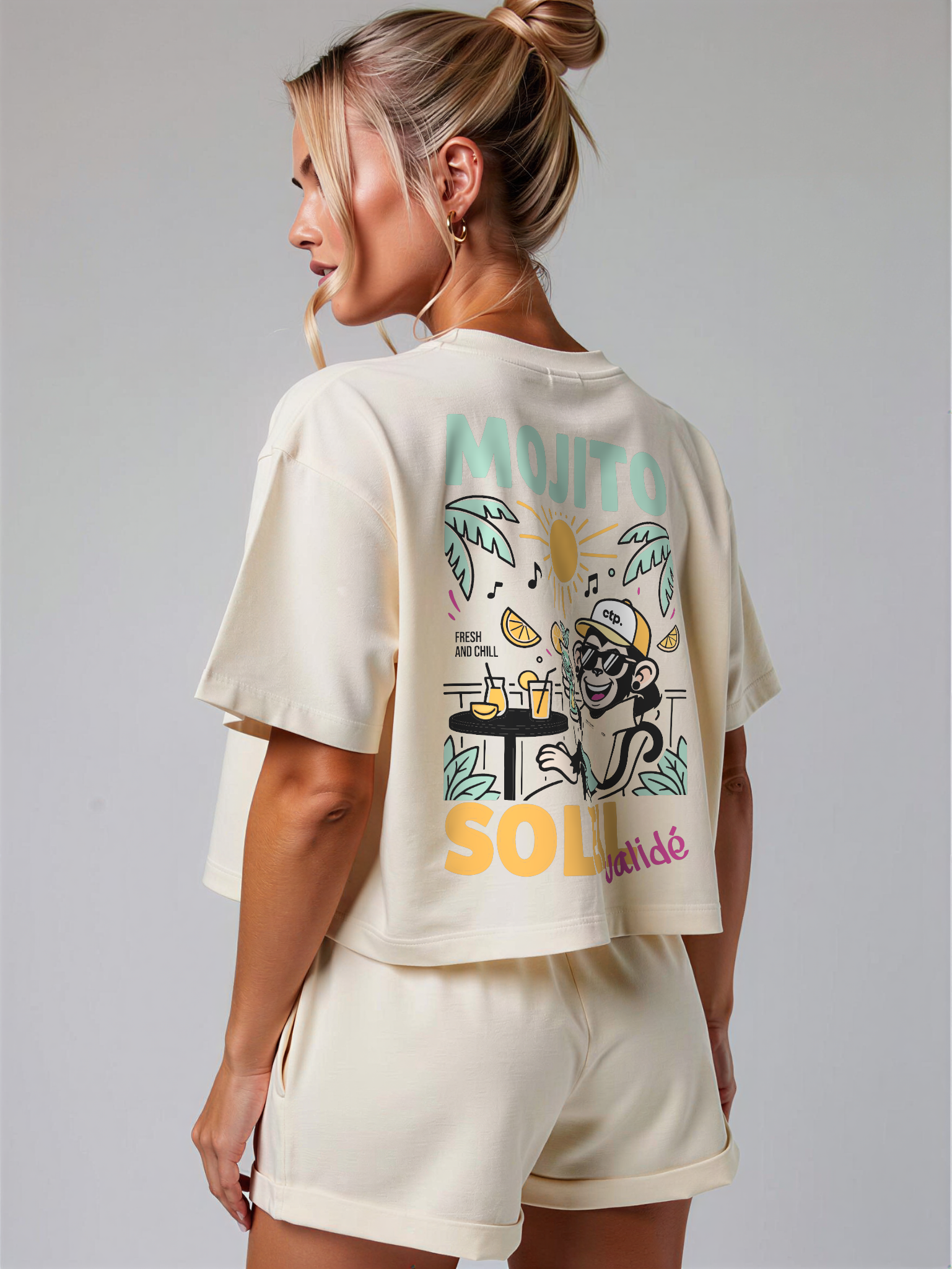 Croptop Menthe Therapy - Summer Vibes